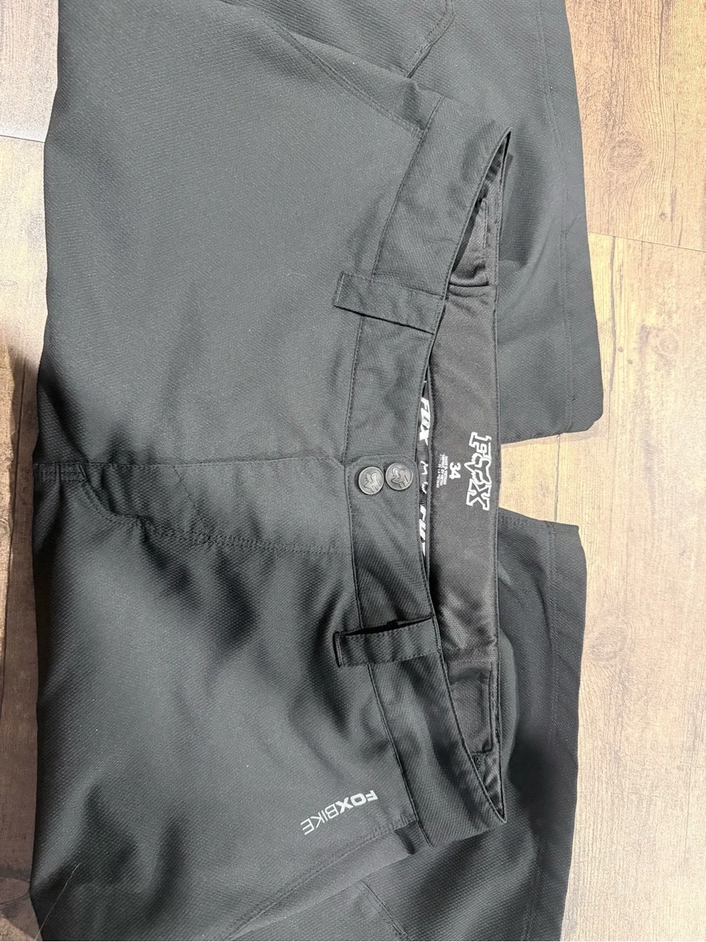 Fox Men’s Black Bike Cargo Shorts with Utility Pockets